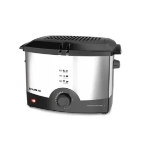 Friteuse professionnelle 1l 1000w slim inox/noir