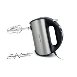 Batteur 250w fouets + crochets de pétrissage 5 vitesses