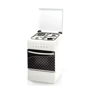 Cuisinière 3g+1e + four e+grill+thermostat+light+glass lid