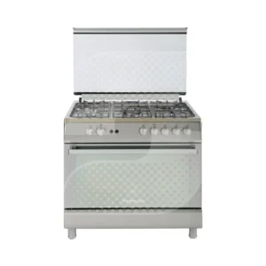 Cuisinière 5fg four gaz grill thermocouple inox