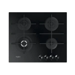 Table de cuisson encastrable 4 feux gaz noir