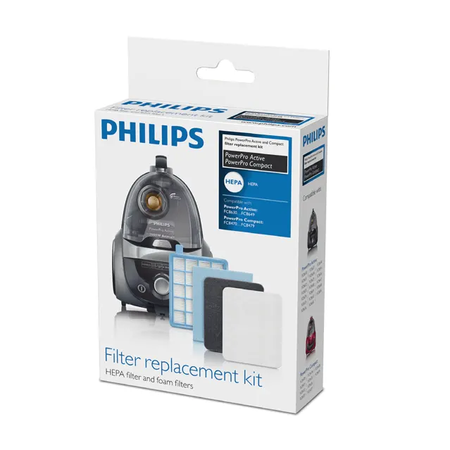 Kit filtre pour aspirateur powerpro compact