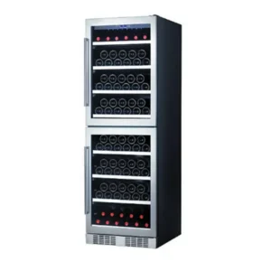 CAVE A VIN 142 BOUTTEILLES 413L 2 PORTES 2ZONES TEMPERATURE VINISSIMO