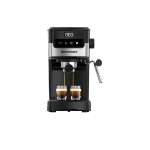 CAFETIERE EXPRESSO AVEC MOUSSEUR A LAIT 1,5L 1100W WESTPOINT