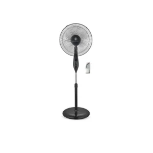 VENTILATEUR A PIED 16"05 PALES NOIR AVEC TELECOMMANDE WESTPOINT