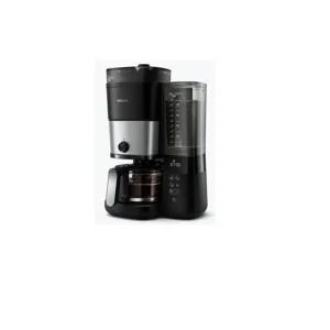 CAFETIERE AVEC BROYEUR 1.2L 12TASSES VERSEUSE VERRE SYST STOPGOUTTES PHILIPS